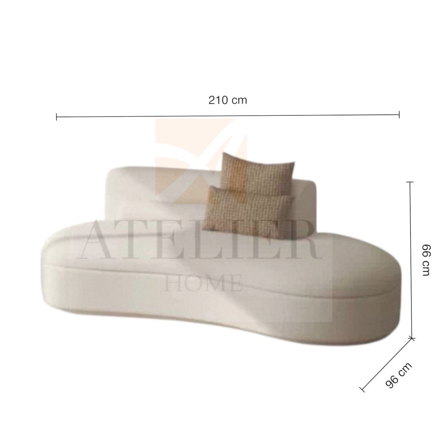 Parker Scratch Resistant Sectional Curve Sofa