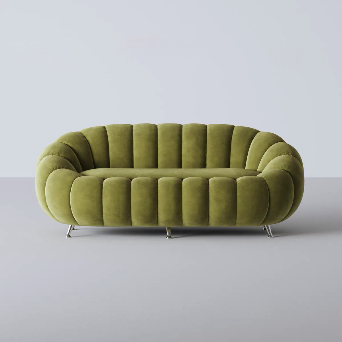 Jeron Performance Boucle Curve Sofa