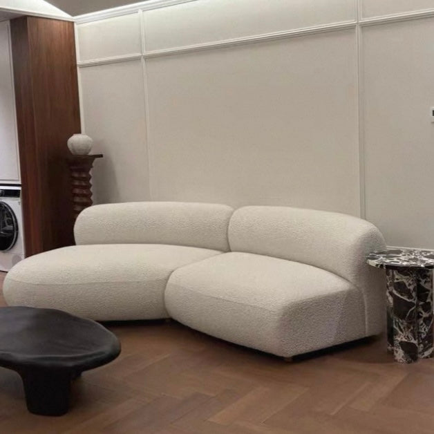 Casper Performance Boucle Sectional Curve Sofa