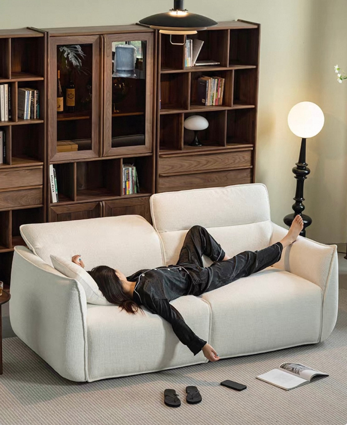 Liseria Foldable Sofa Bed with Mattress