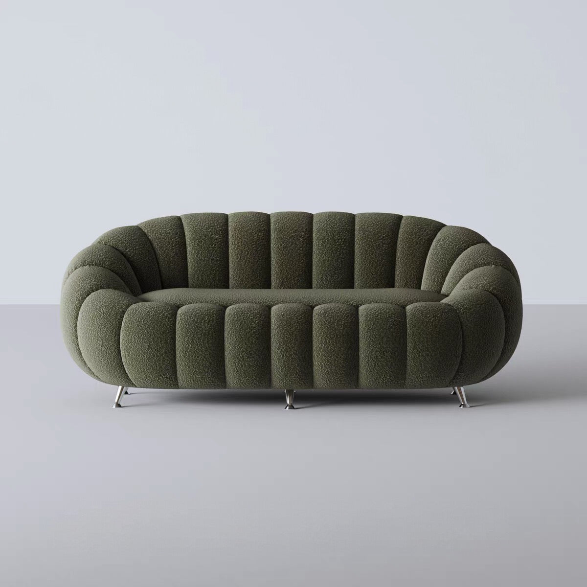 Jeron Performance Boucle Curve Sofa