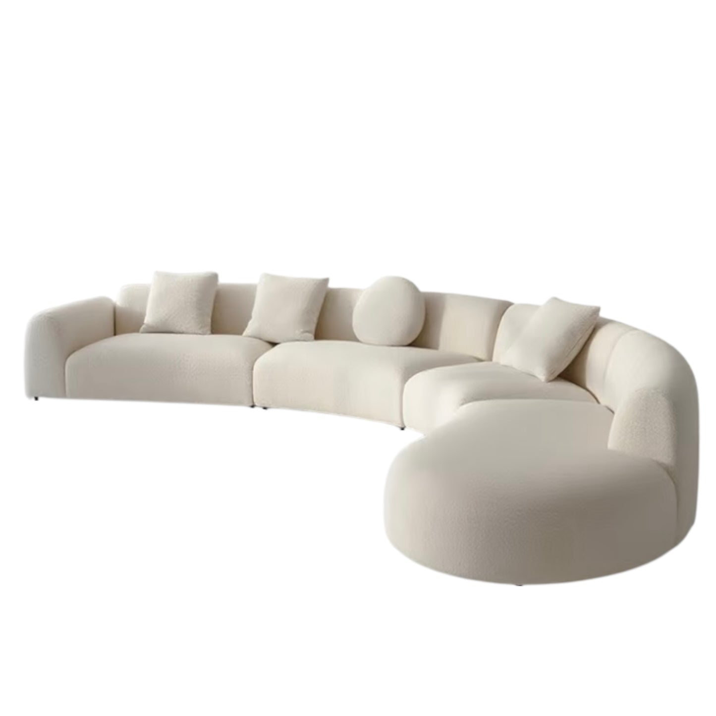 Estella Performance Boucle Curve Sofa