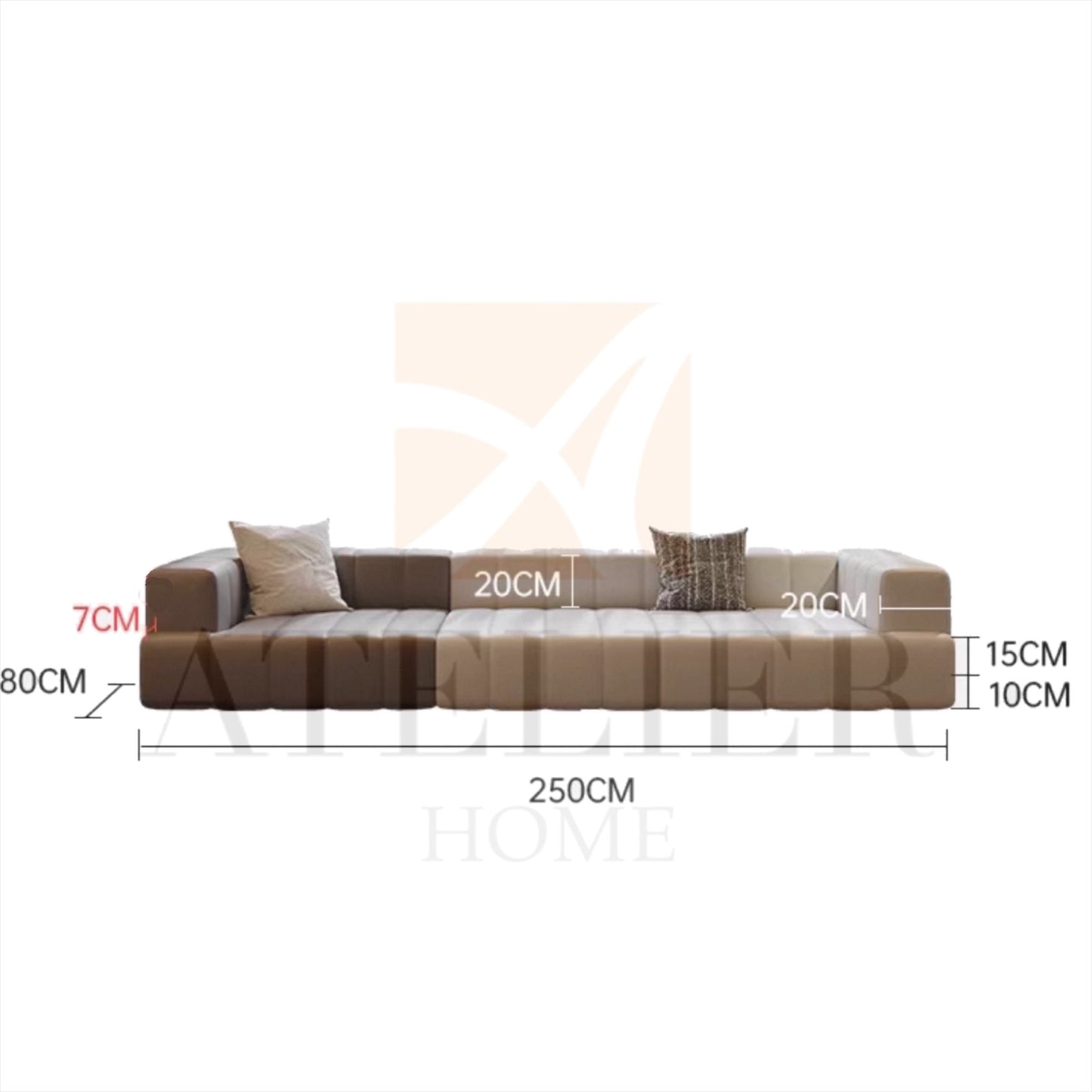 Lara Scratch Resistant Customise Bay Window Sofa
