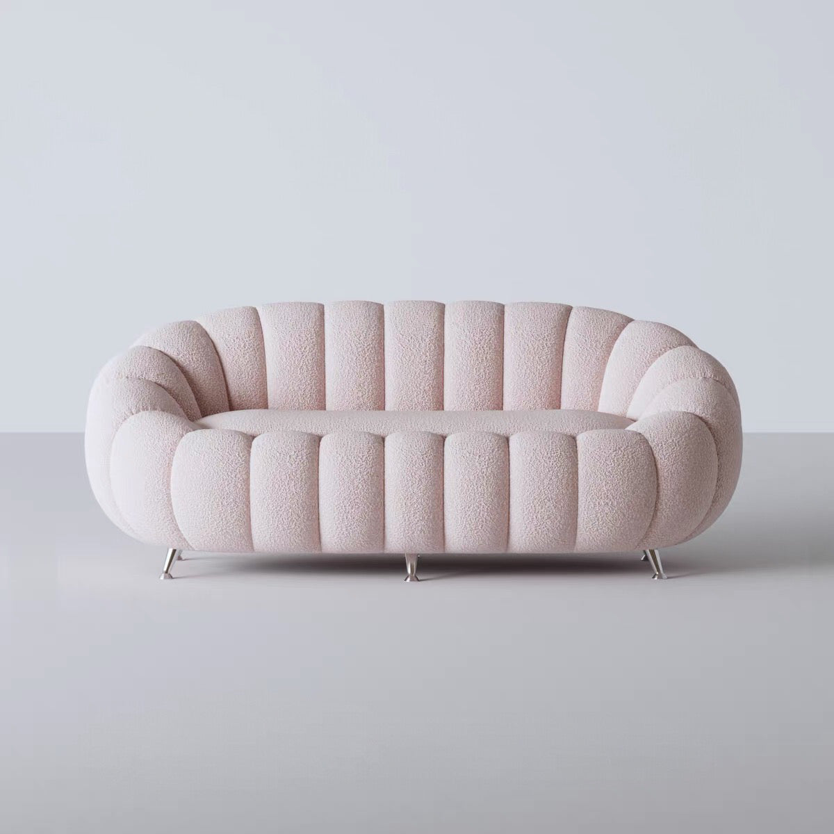 Jeron Performance Boucle Curve Sofa