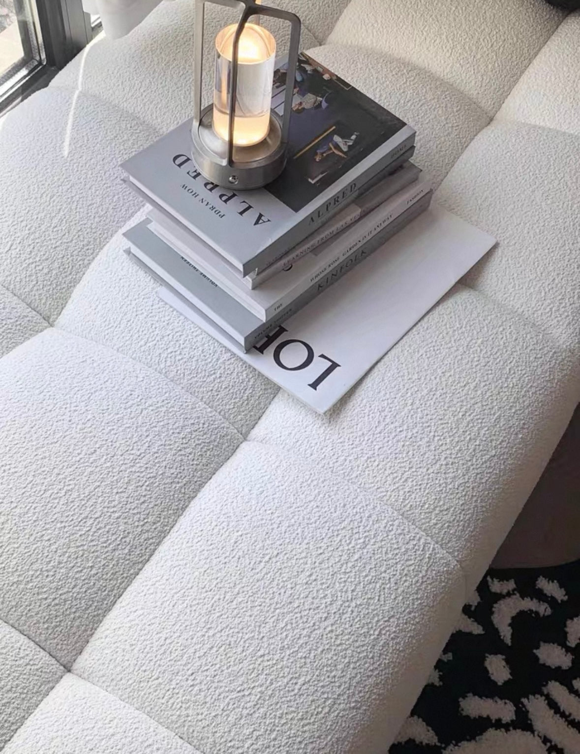 Allethia Customise Scratch Resistant Bay Window Sofa