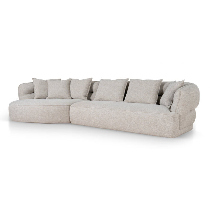 Blanc Sectional Curve Chaise Sofa