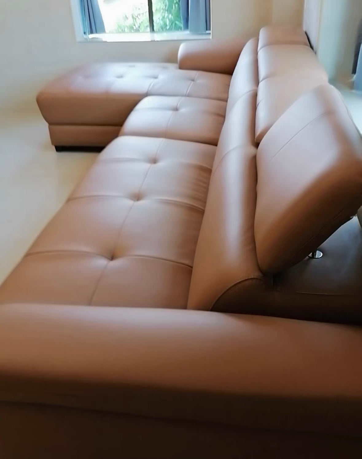 Ricardo Sectional Genuine Leather Sofa
