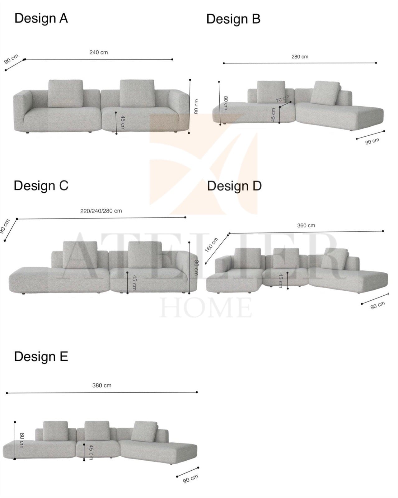 Kai Angular Sectional Sofa