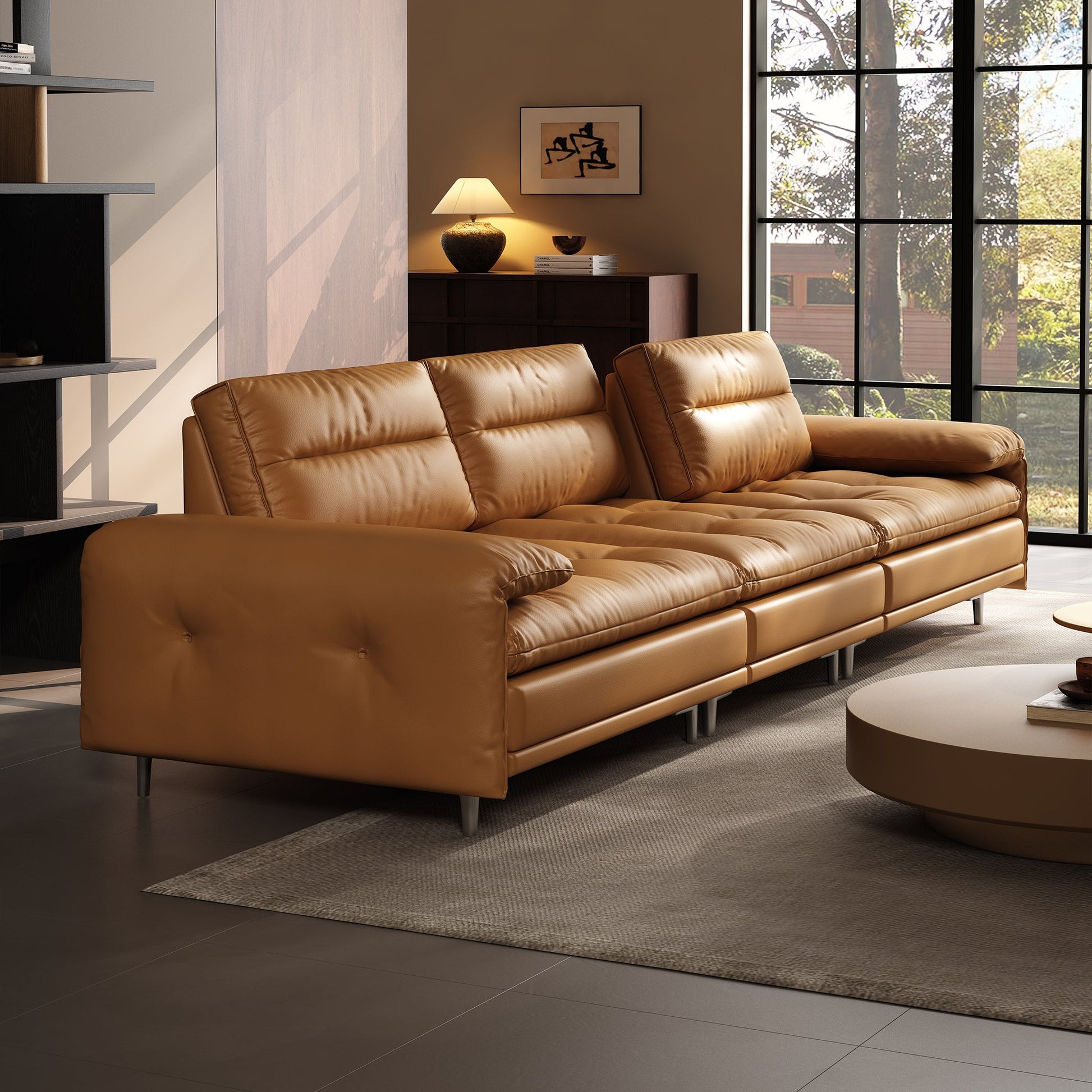 Modova Deep Seat Sofa Set with Adjustable Backrest