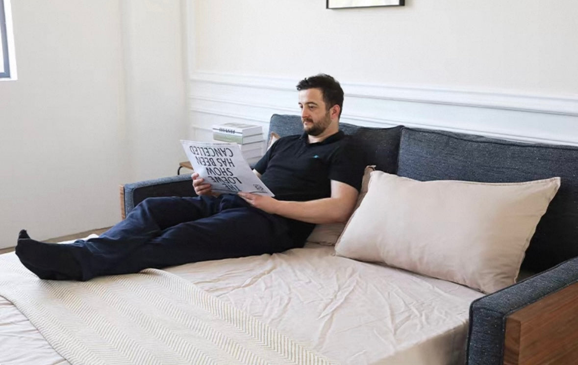 Tildon Foldable Sofa Bed with Mattress