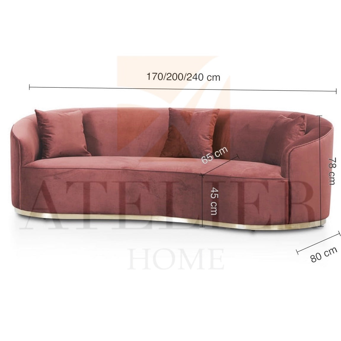Vesel Curve Sofa