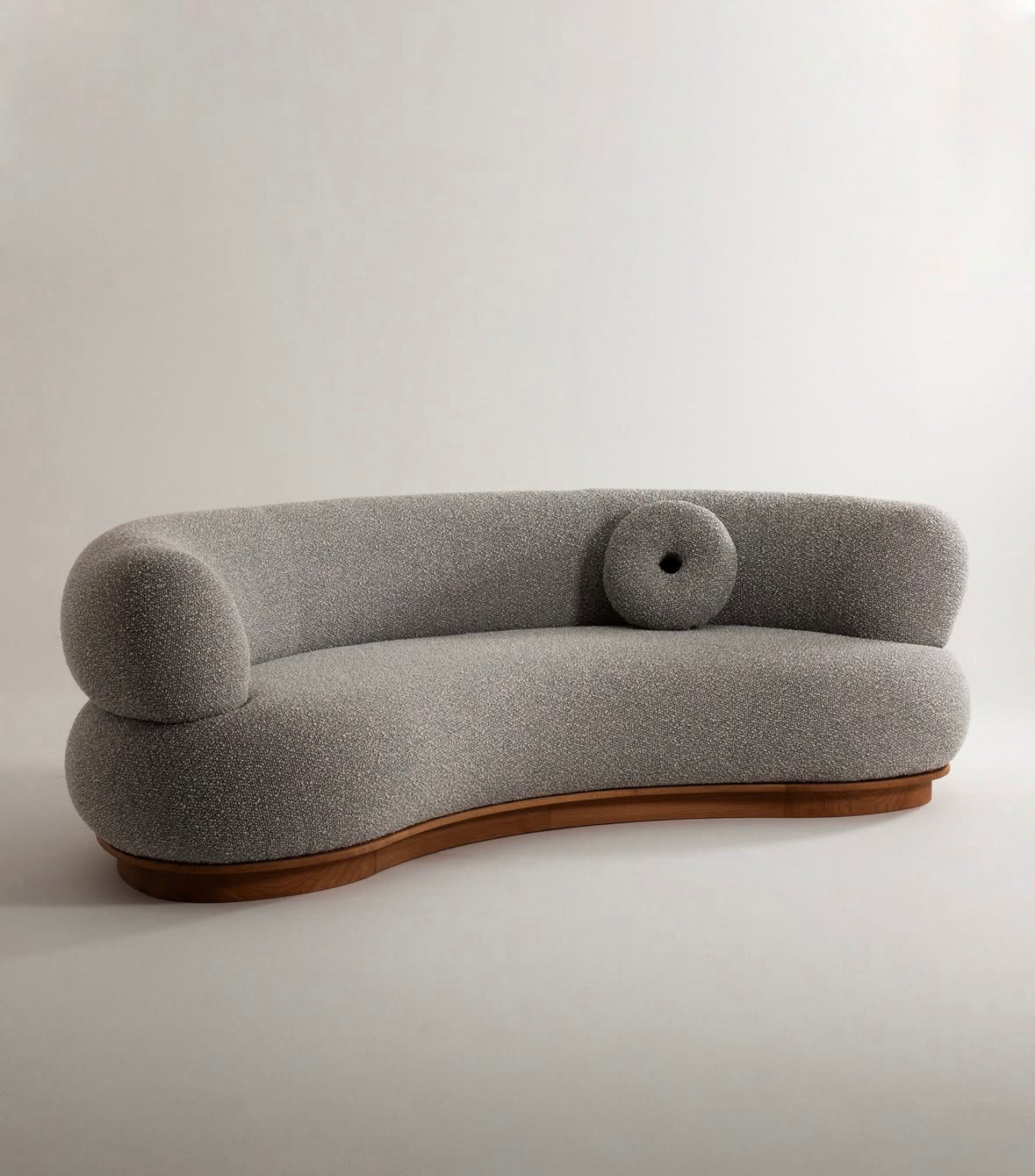 Lucifer Boucle Curve Sofa