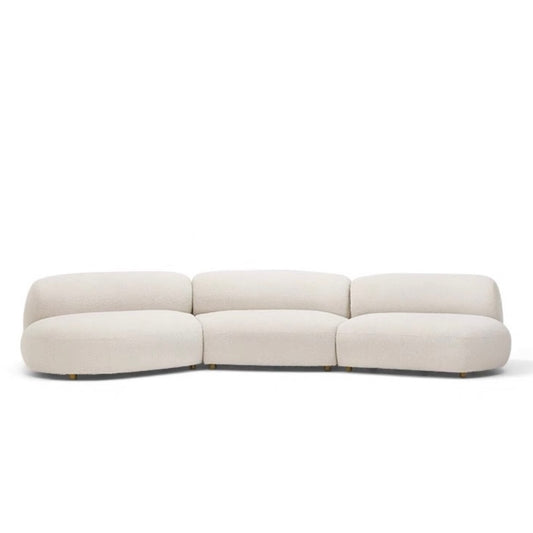 Casper Performance Boucle Sectional Curve Sofa