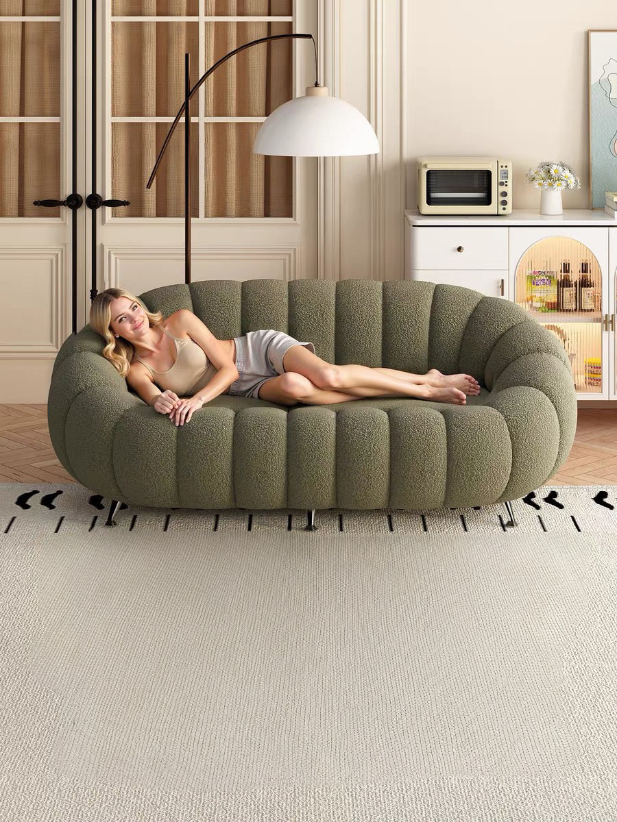 Jeron Performance Boucle Curve Sofa