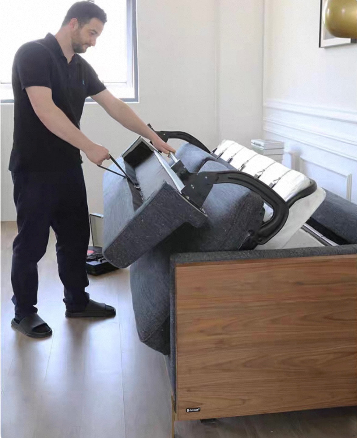 Tildon Foldable Sofa Bed with Mattress