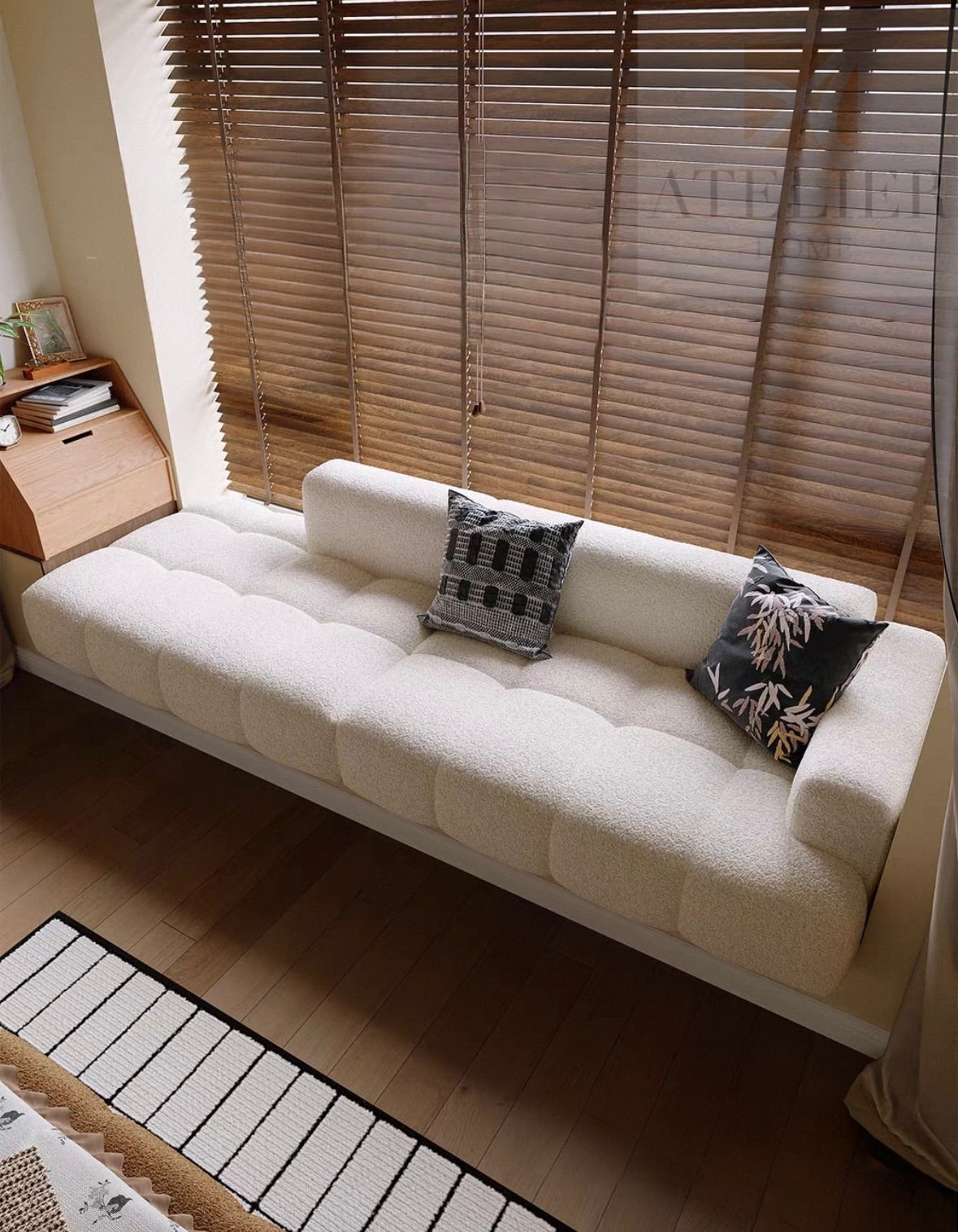 Allethia Customise Scratch Resistant Bay Window Sofa