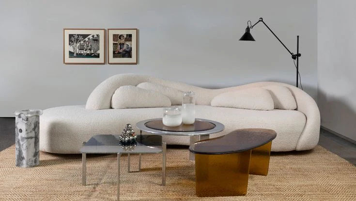 Levato Performance Boucle Curve Sofa