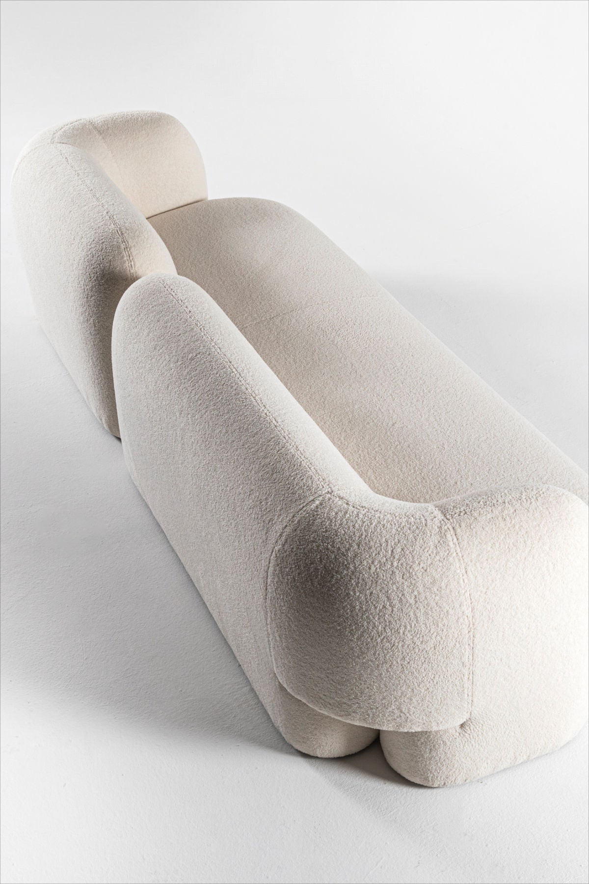 Kave Performance Boucle Curve Sofa