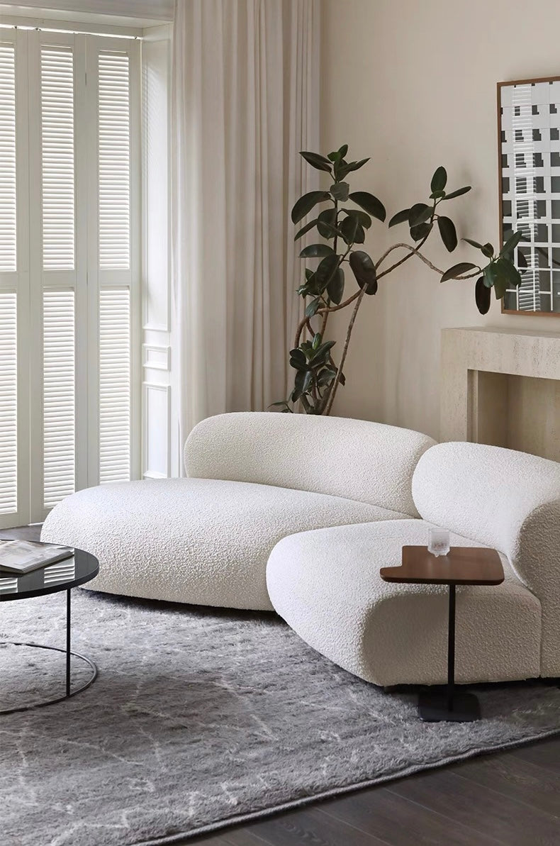 Casper Performance Boucle Sectional Curve Sofa