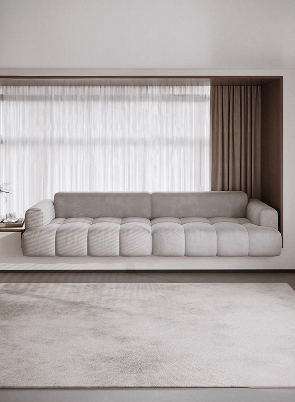 Allethia Customise Scratch Resistant Bay Window Sofa