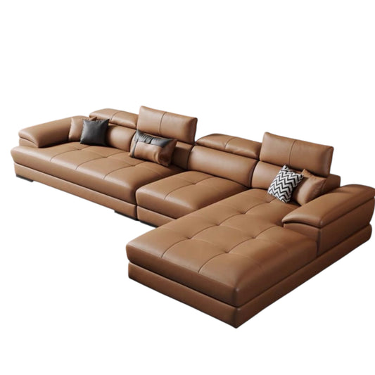Ricardo Sectional Genuine Leather Sofa