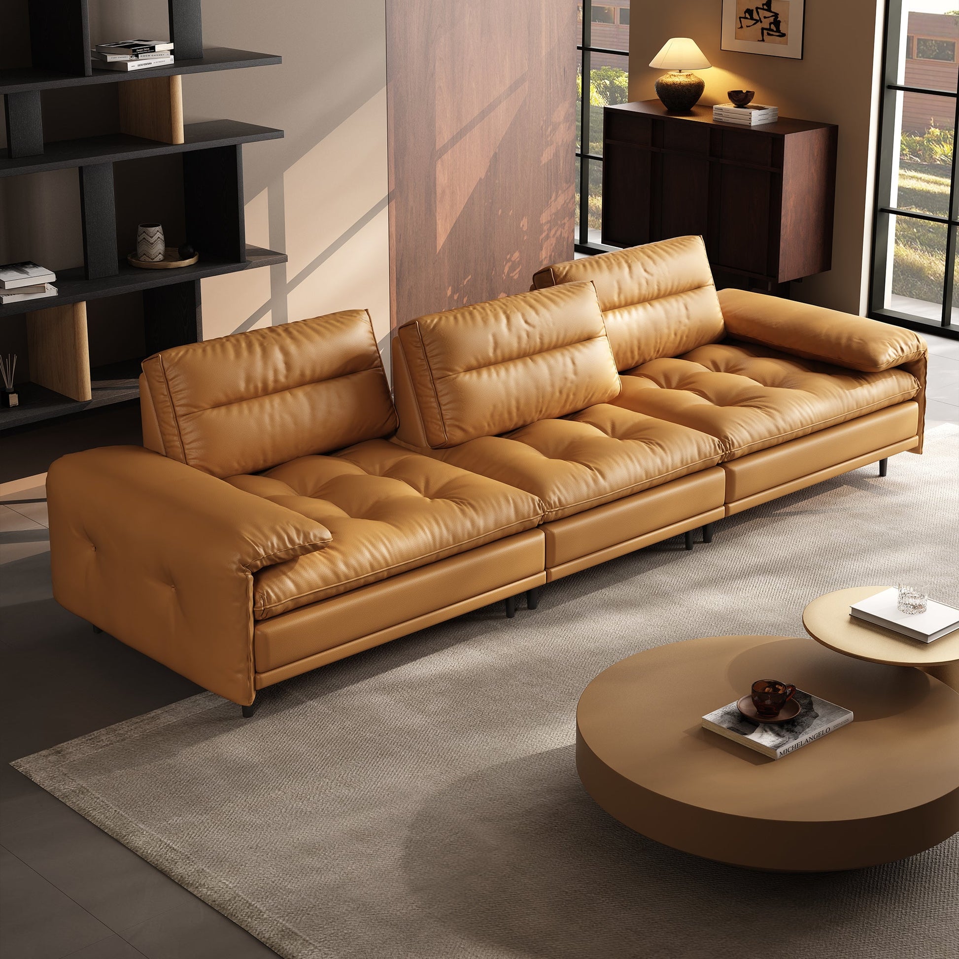 Modova Deep Seat Sofa Set with Adjustable Backrest