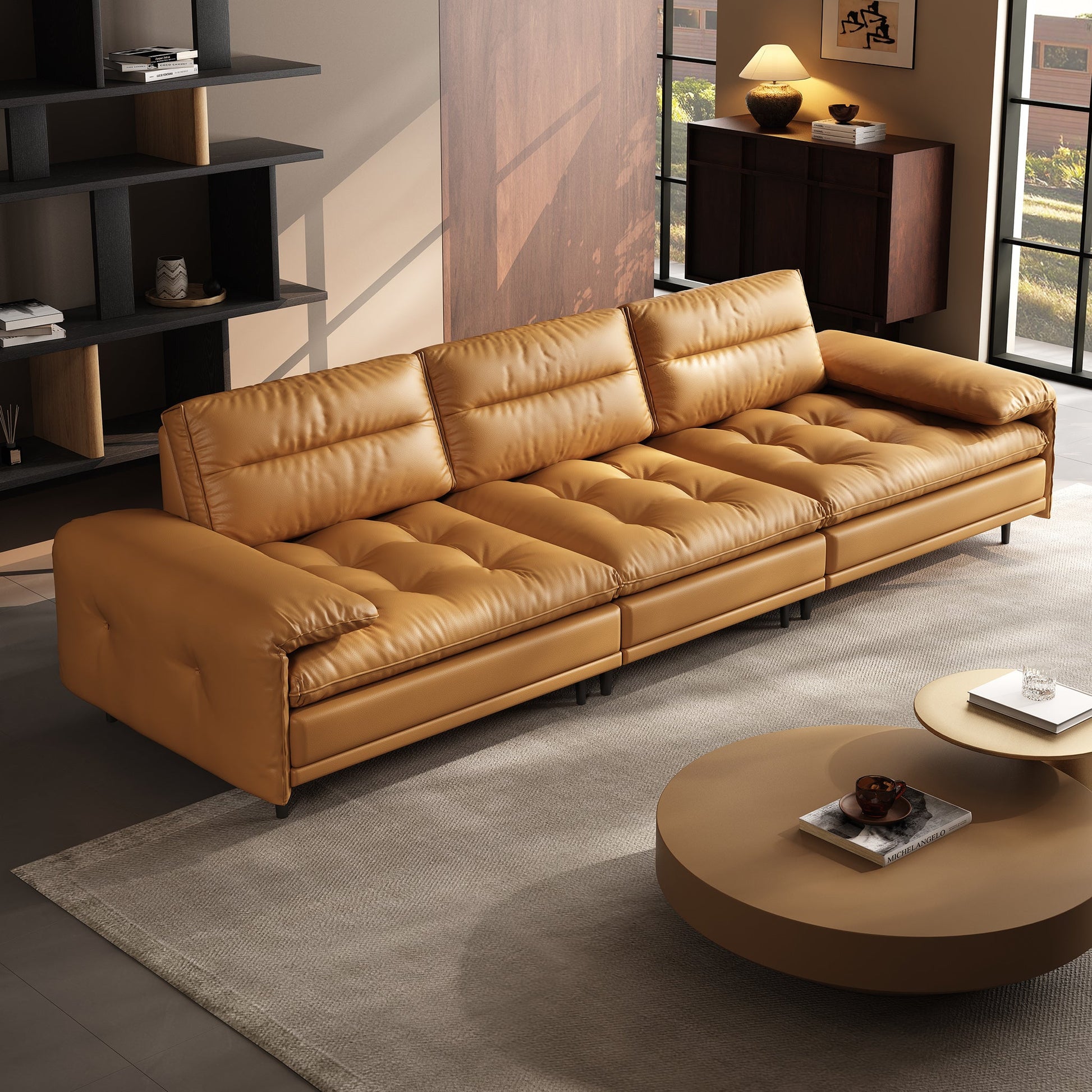 Modova Deep Seat Sofa Set with Adjustable Backrest