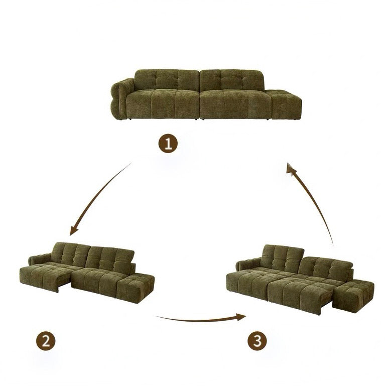 Evelyn Scratch Resistant Electric Extendable Sofa Bed