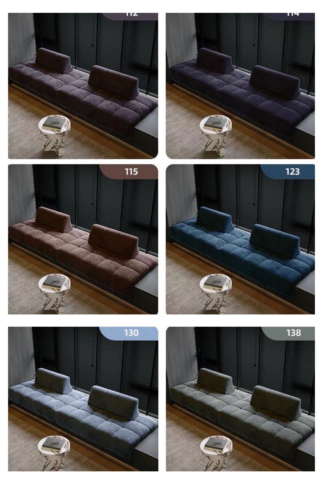 Milyon Scratch Resistant Customise Bay Window Sofa