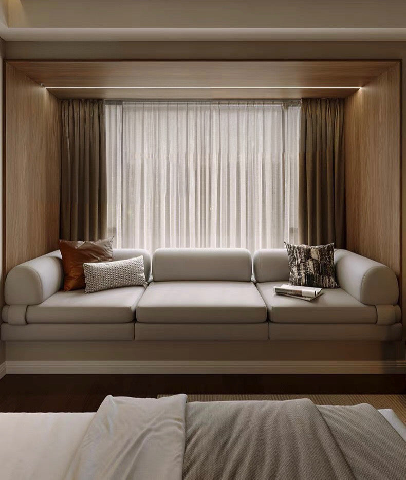 Moblen Scratch Resistant Customise Bay Window Sofa