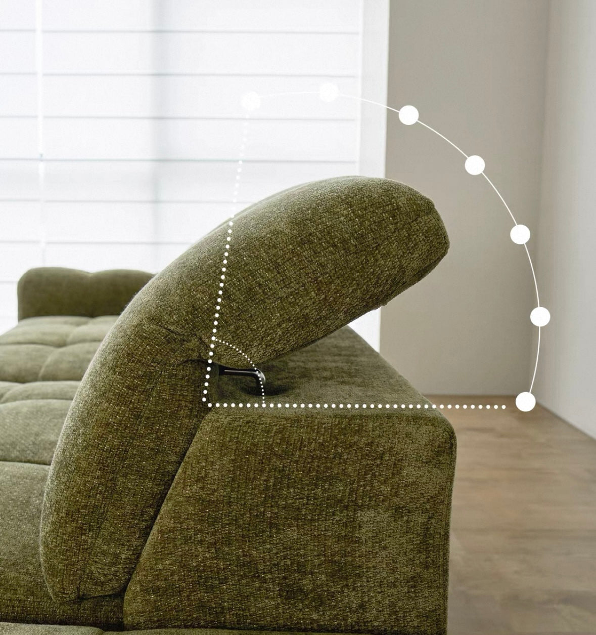 Evelyn Scratch Resistant Electric Extendable Sofa Bed