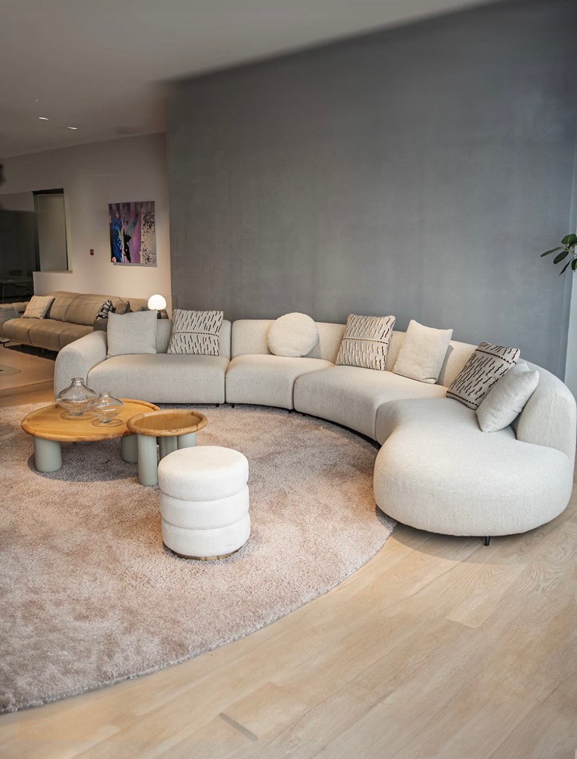 Estella Performance Boucle Curve Sofa