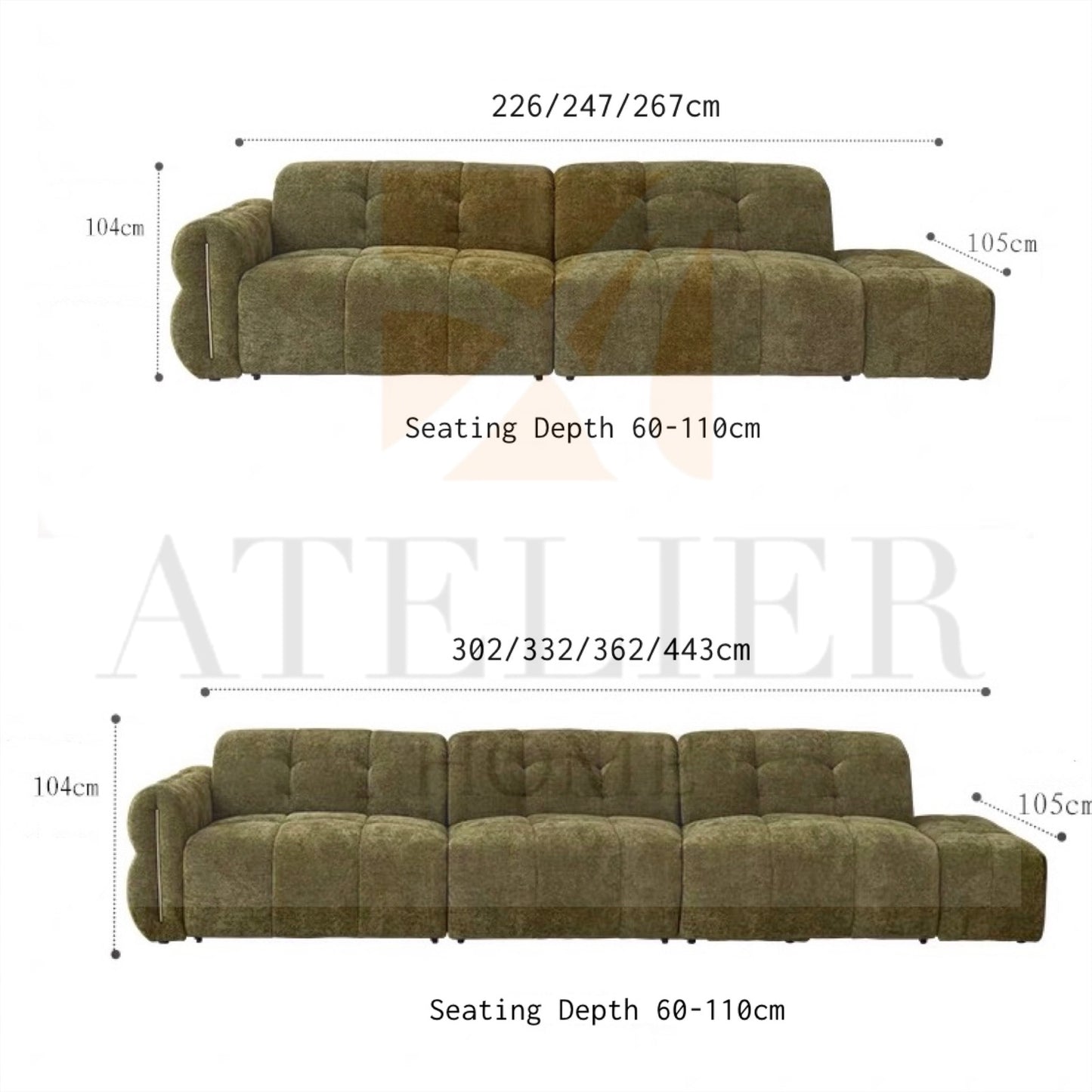 Evelyn Scratch Resistant Electric Extendable Sofa Bed