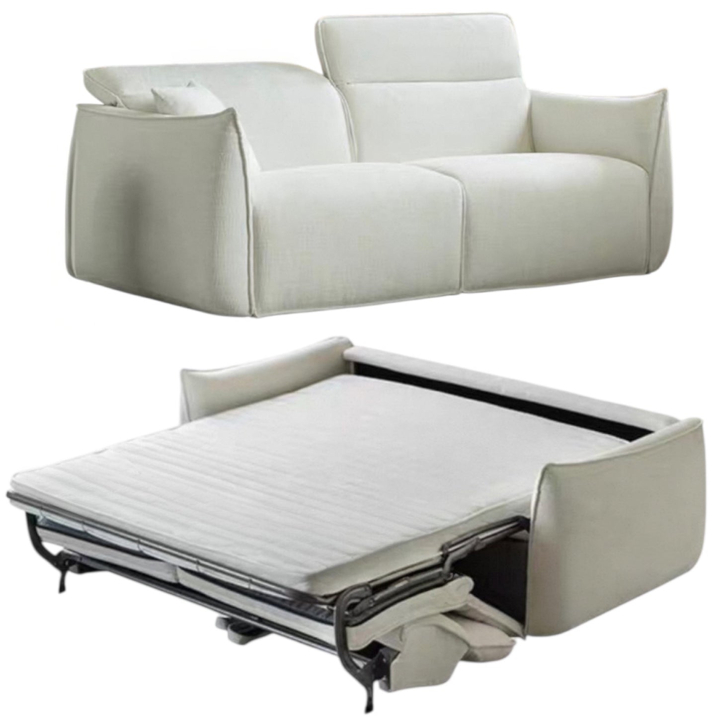 Liseria Foldable Sofa Bed with Mattress