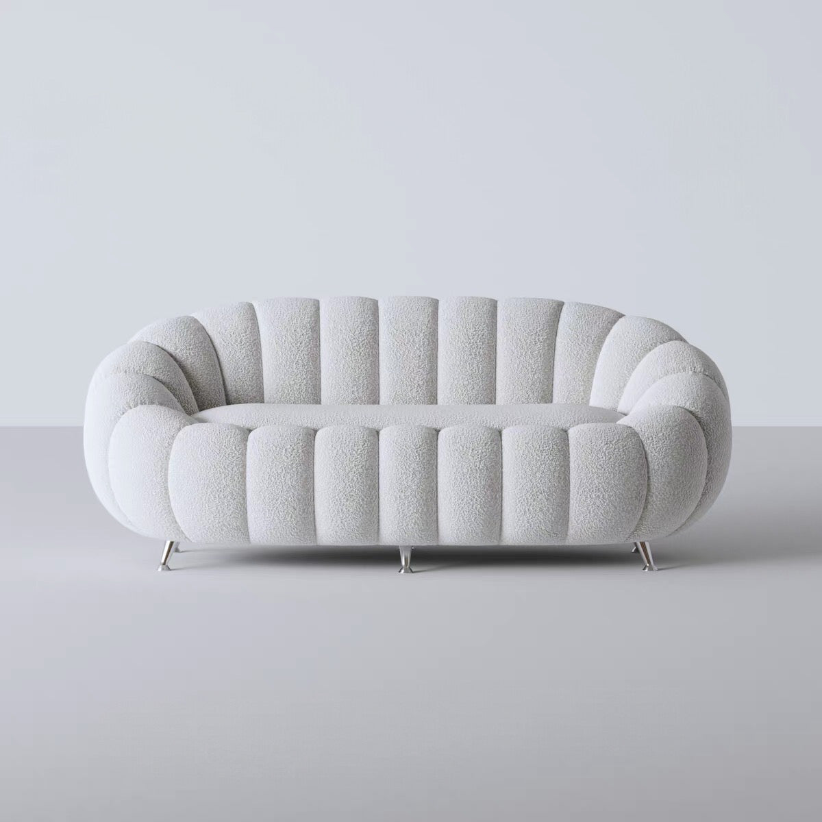 Jeron Performance Boucle Curve Sofa