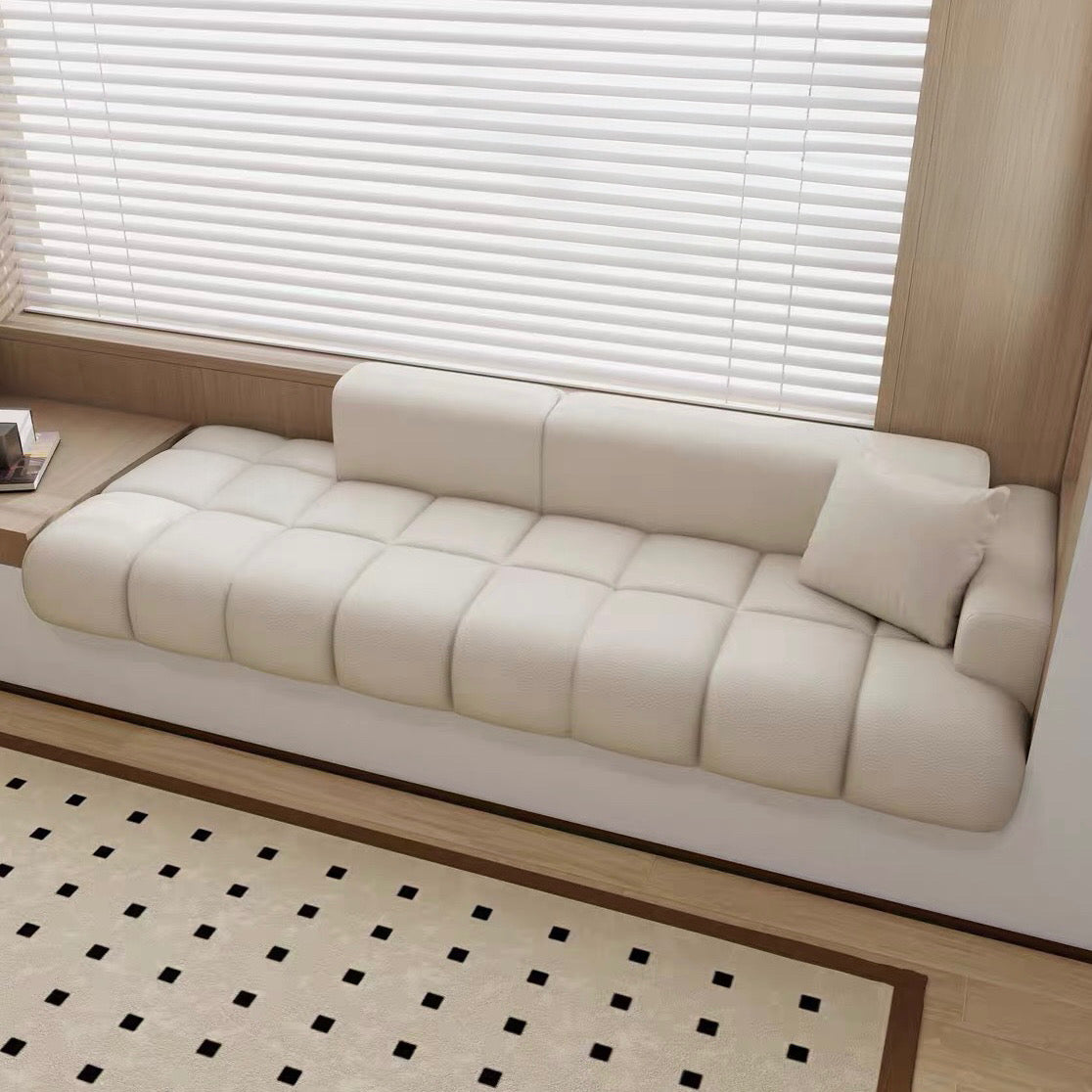 Allethia Customise Scratch Resistant Bay Window Sofa