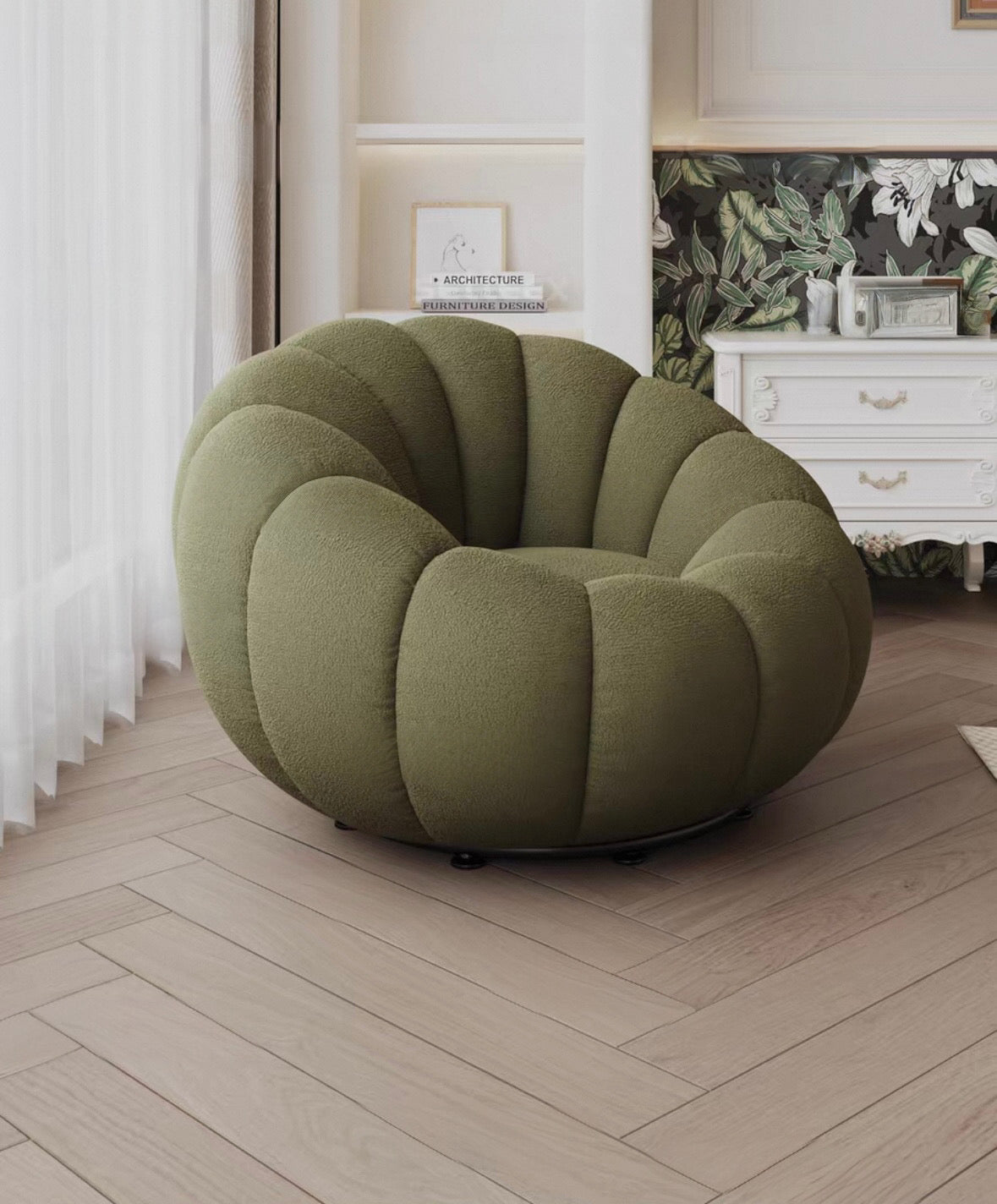 Jeron Performance Boucle Curve Sofa