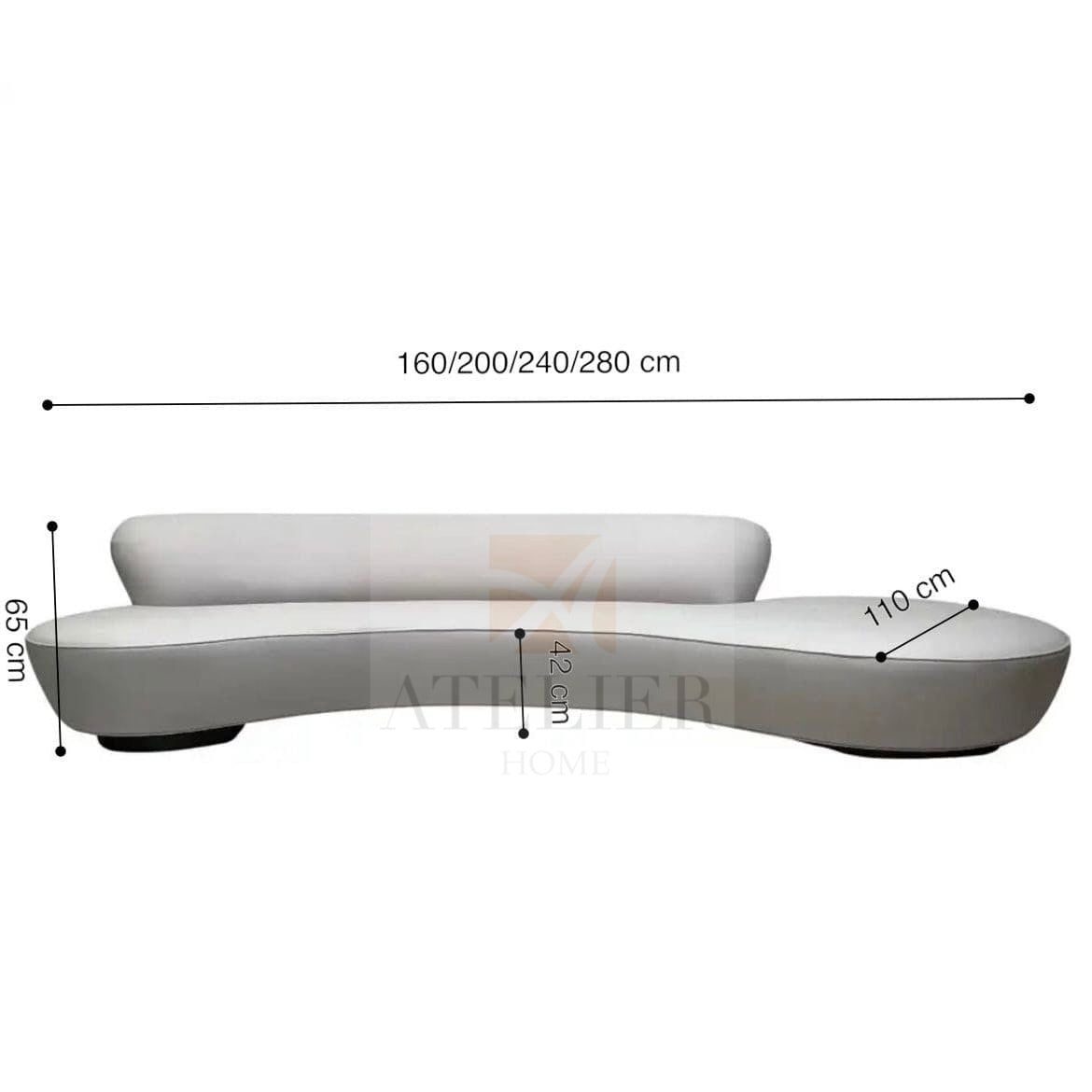 Seri Boucle Curve Sofa