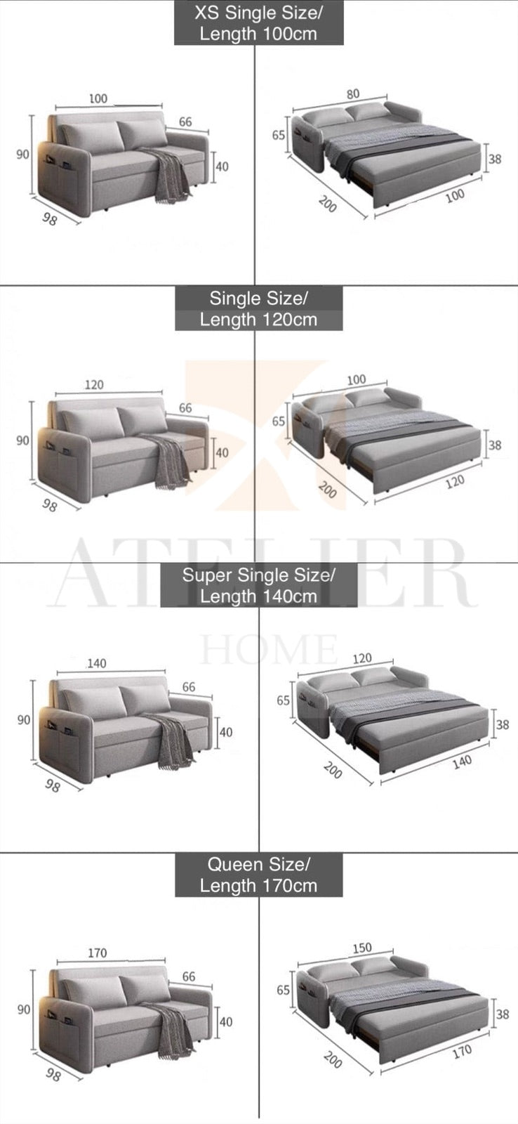 Julien Electric Sofa Bed