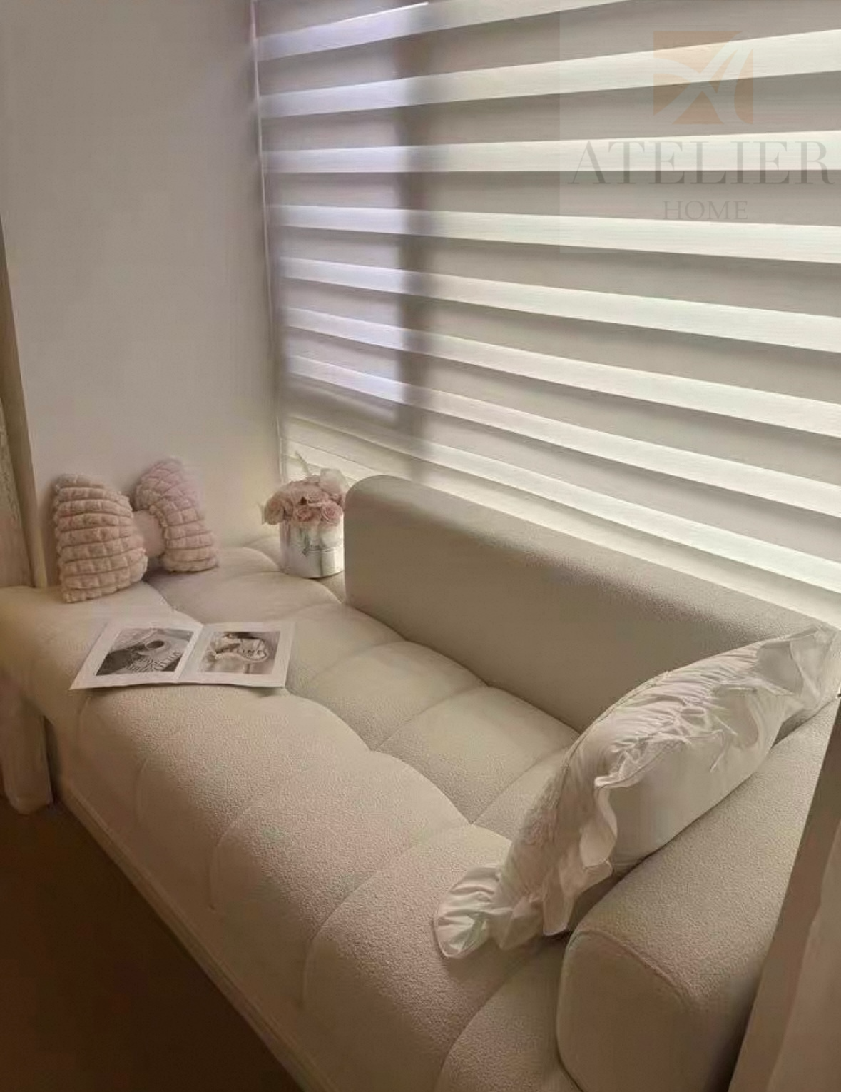Allethia Customise Scratch Resistant Bay Window Sofa