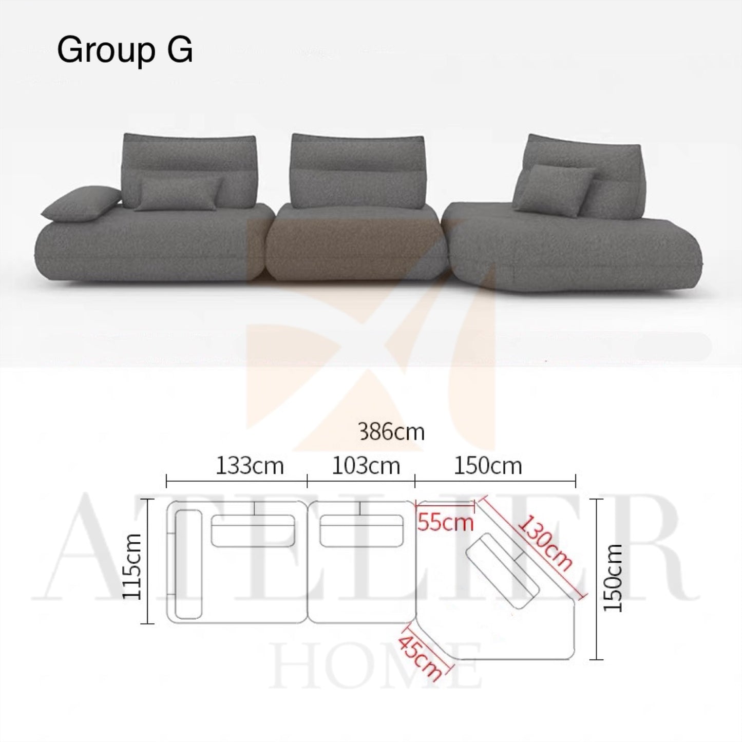 Preston Electric Slidable Backrest Sofa
