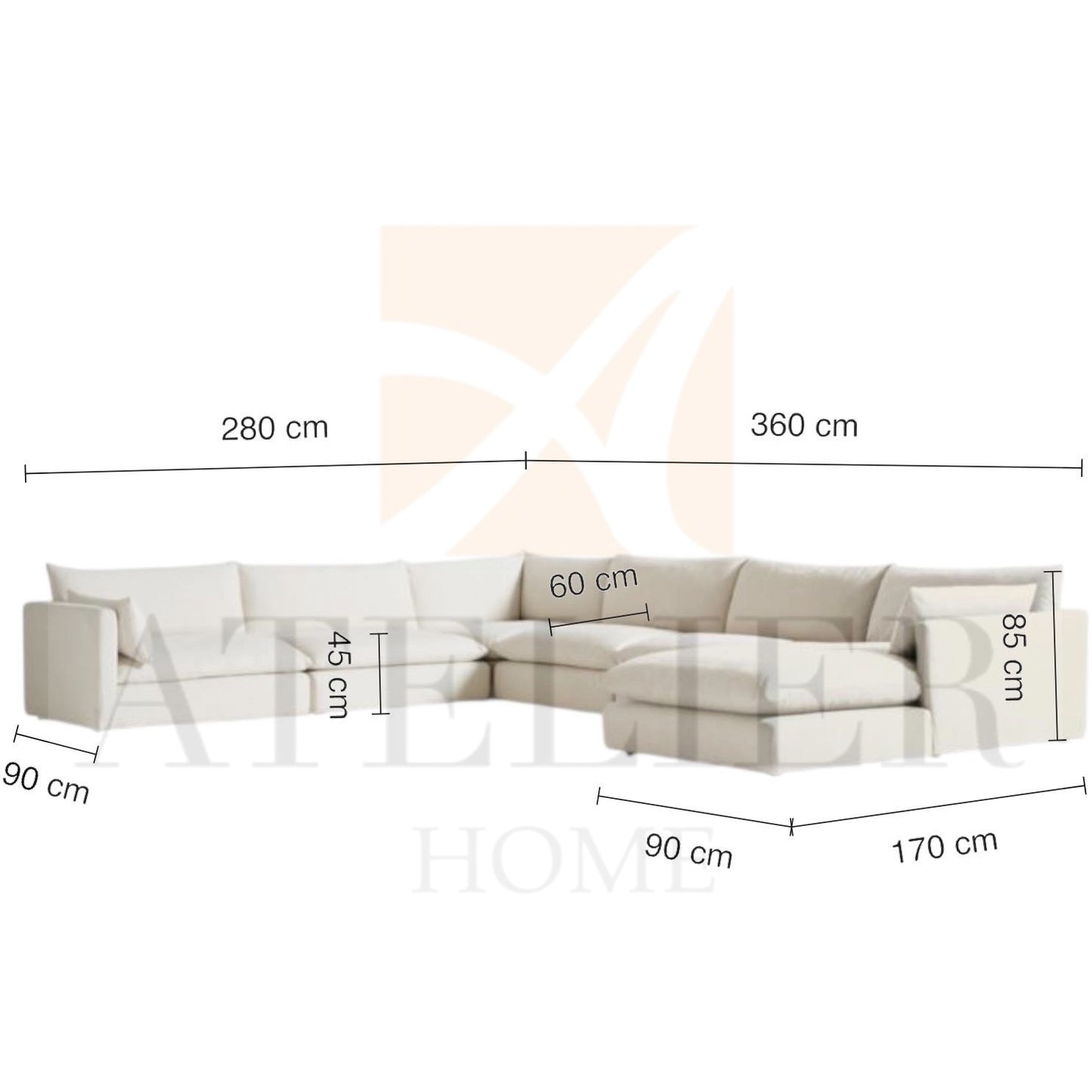 Audric Sectional Sofa
