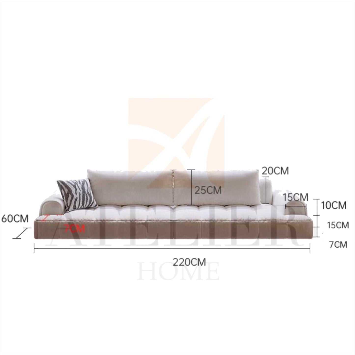 Jester Scratch Resistant Customise Bay Window Sofa