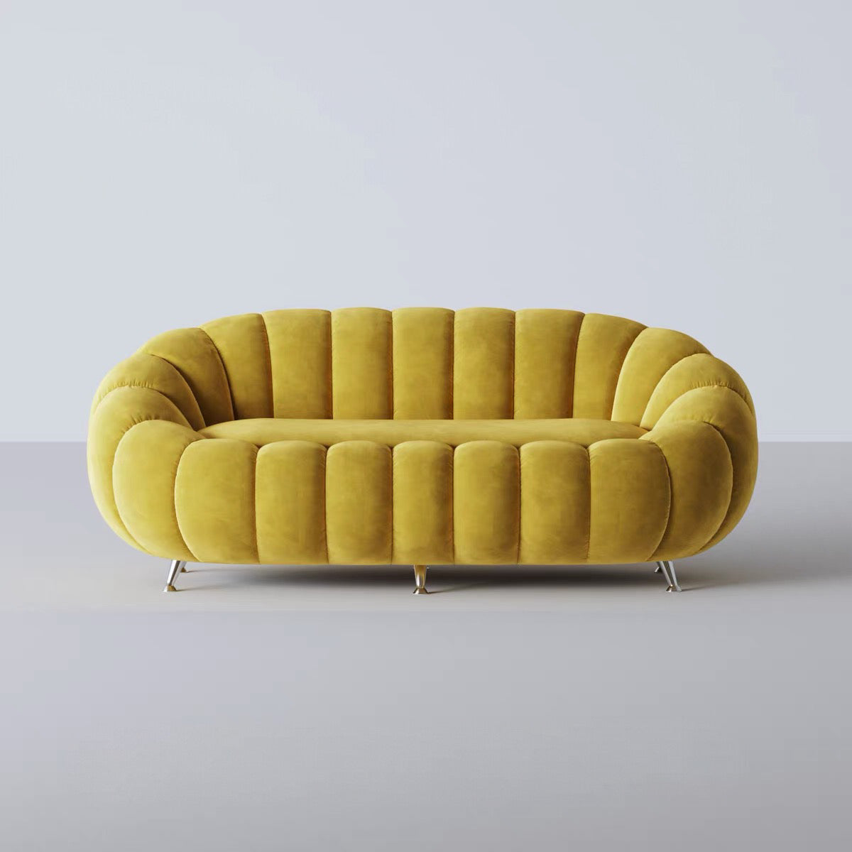 Jeron Performance Boucle Curve Sofa