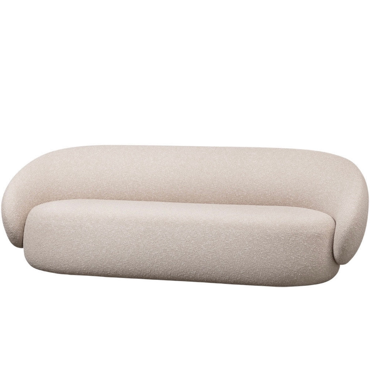 Nocture Performance Boucle Curve Sofa
