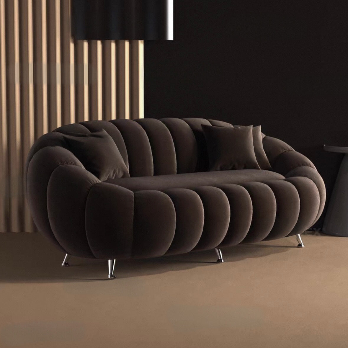 Jeron Performance Boucle Curve Sofa