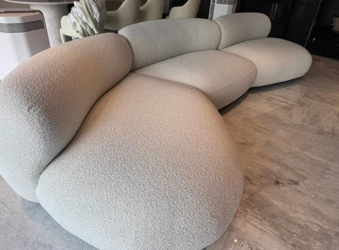 Casper Performance Boucle Sectional Curve Sofa