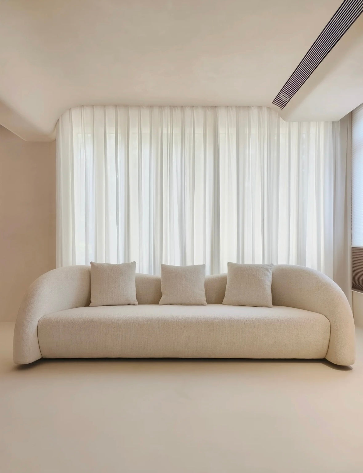 Anthea Performance Boucle Curve Sofa