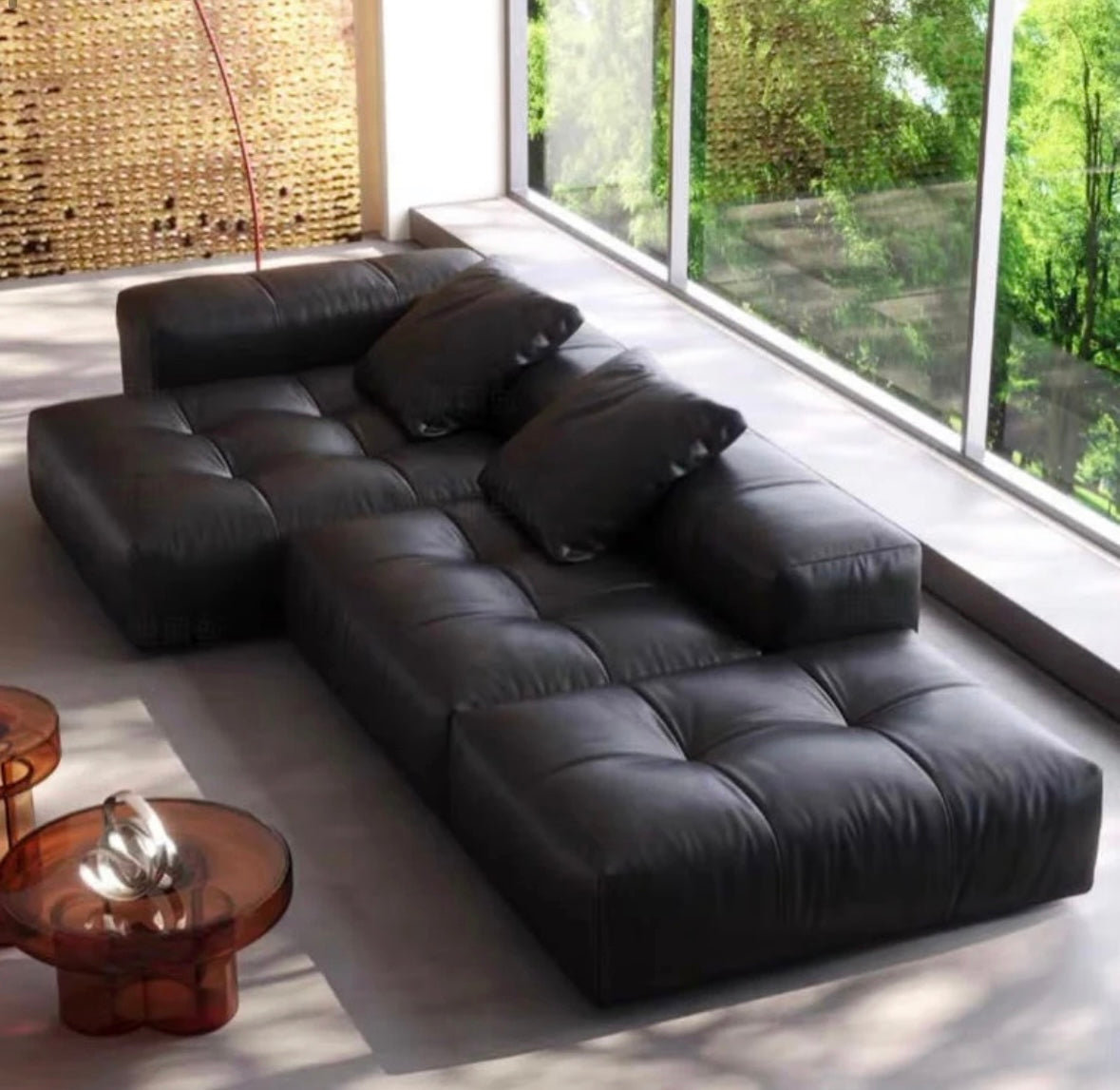 Hillford Scratch Resistant Leather Sofa