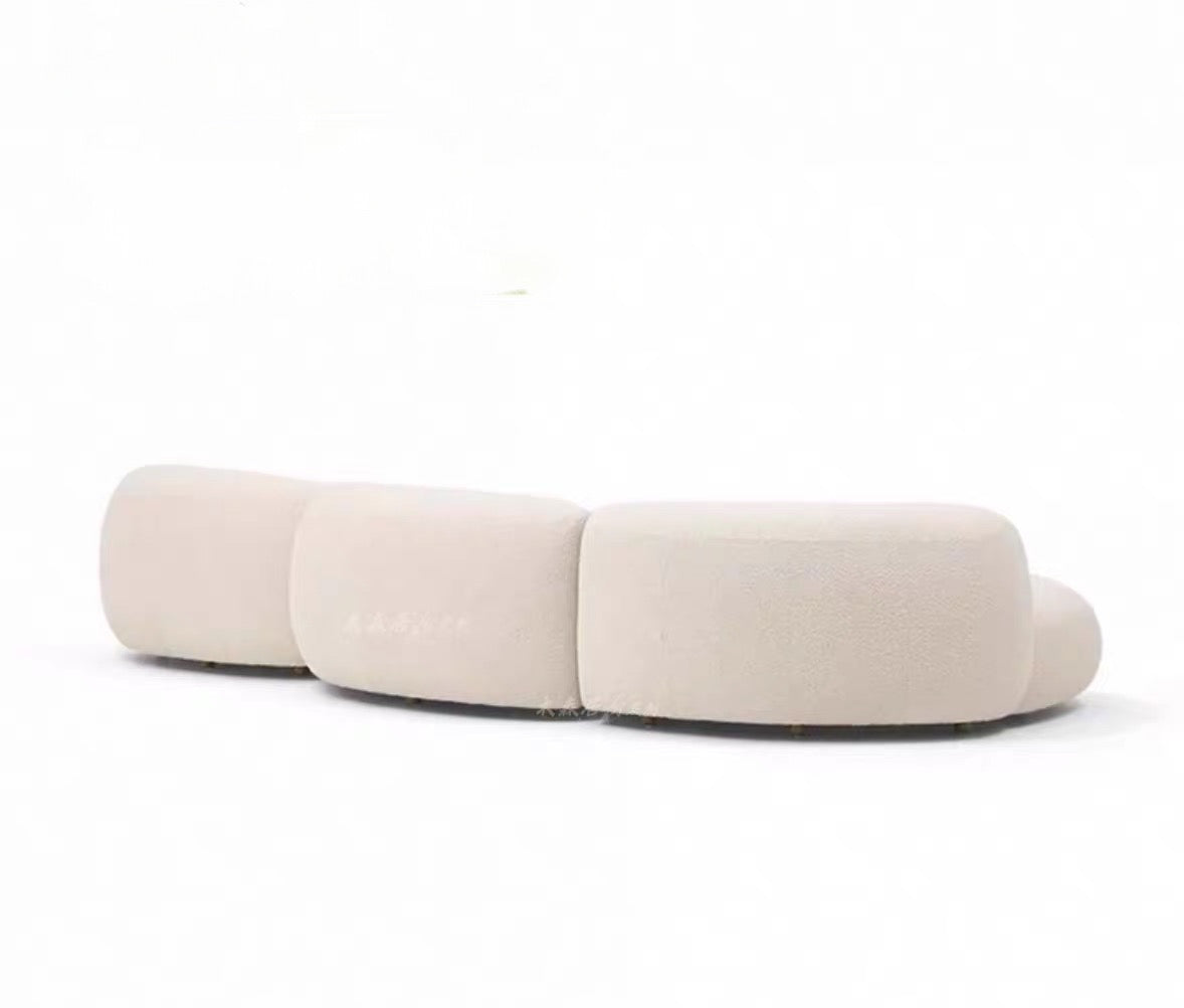Casper Performance Boucle Sectional Curve Sofa